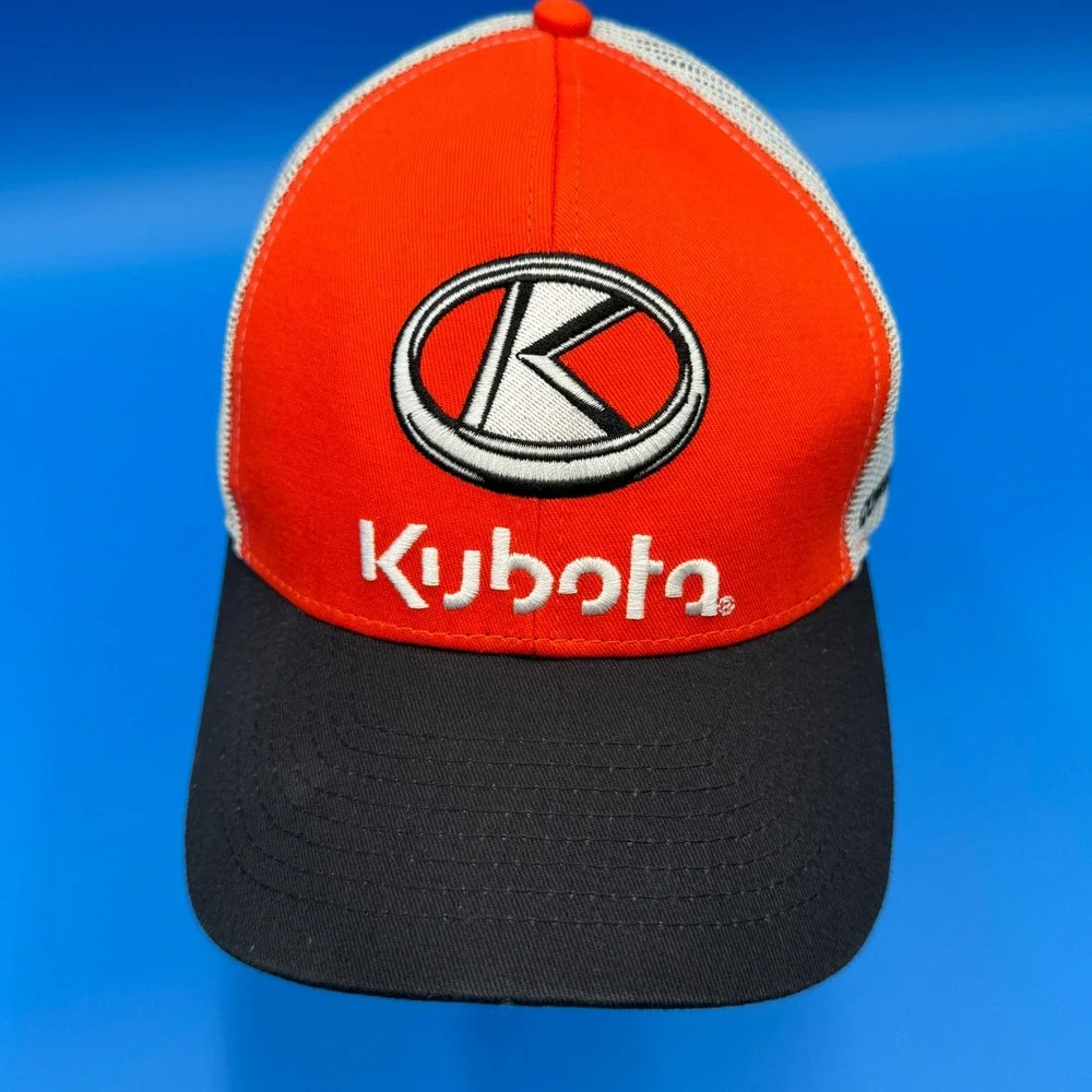 Kubota Orange Black Mesh Trucker Hat Connect 2021 K Products Headwear‎